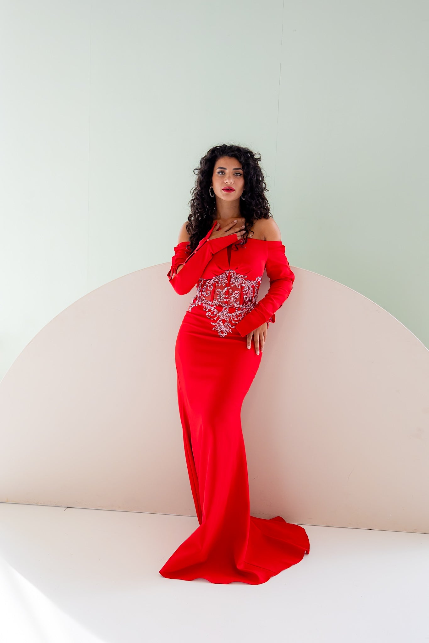 The Crimson Queen Dress