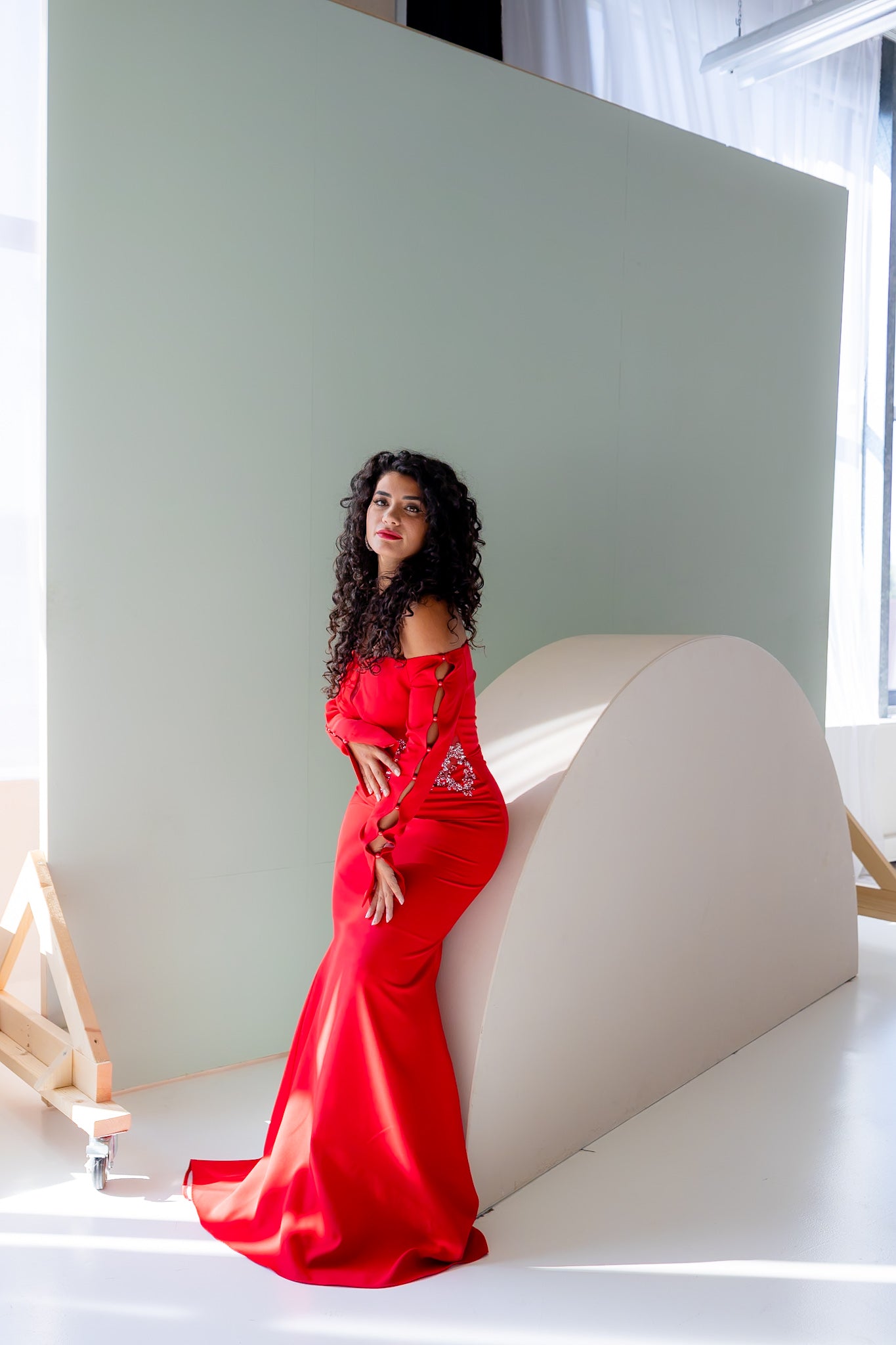 The Crimson Queen Dress